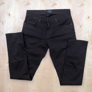 J Brand, dark brown jeans - Worn Once